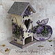 Order Tea house Basket of violets. Gifts from Irina Egorova. Livemaster. . Houses Фото №3