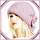 Заказать  "Дина" (шапка вяз, шапка женская, шапка). Ирина(shvilinka.knit). Ярмарка Мастеров. . Шапки Фото №3