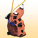Dog ceramic bell. dog out of clay. Bells. FunIdea. My Livemaster. Фото №5