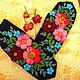 Mittens with embroidery(Assiya). Mittens. Marina Mishina. My Livemaster. Фото №4