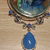 Украшения handmade. Livemaster - original item Pendant frame for any 925 silver stone (vintage style). Handmade.