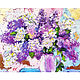Painting lilac with potala 'Bright Lilac'oil, Pictures, Samara,  Фото №1