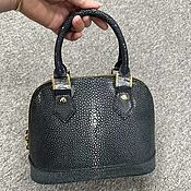 Сумки и аксессуары handmade. Livemaster - original item Classic bag, made of genuine polished sea stingray leather.. Handmade.