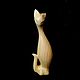 Figurine 'Sunny Cat'. Figurines. Wooden cats-Alexander Savelyev. Online shopping on My Livemaster.  Фото №2