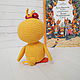 Toy chicken Tutta Karlsson yellow chicken. Stuffed Toys. Вязаные игрушки - Ольга (knitlandiya). My Livemaster. Фото №5