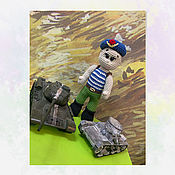 Куклы и игрушки handmade. Livemaster - original item Amigurumi dolls and toys: soldier vdvshnik, grushnik. Handmade.