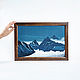 Reproduction of the picture in the frame 'Himalayas». N. To. Roerich. KR11. Pictures. ART OF SIBERIA. Online shopping on My Livemaster.  Фото №2