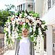 Гирлянда из искусственных цветов на свадебную арку, Цветочный декор, Ставрополь,  Фото №1