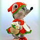 Mouse Strawberry Musetta. Stuffed Toys. sToryToys. My Livemaster. Фото №5