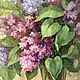 Заказать Картина маслом «Сирень». ЛаВита-арт. Обучаем росписи. Ярмарка Мастеров. . Картины Фото №3