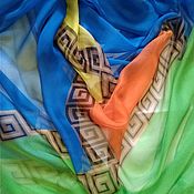 Винтаж: Продано Летний шарф из хлопка Samaya, Германия