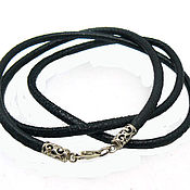 Украшения handmade. Livemaster - original item Choker, python leather cord, nappa 3,5-4 mm. Handmade.