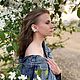 Свадебные жемчужные серьги , кафф , свадебный кафф. Каффы. Si Wedding Accessories. Интернет-магазин Ярмарка Мастеров.  Фото №2