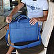 Mens business bag. Men\'s bag. exotiqpython. Online shopping on My Livemaster.  Фото №2