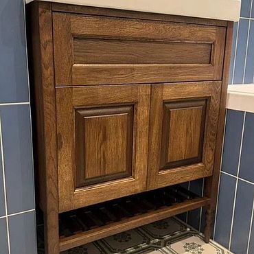 Мебель ручной работы. Ярмарка Мастеров - ручная работа Тумба под раковину. Handmade.