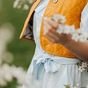 Льняное платье Алоэ
