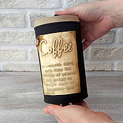 Посуда handmade. Livemaster - original item Coffee Jar, Coffee Storage, Gift. Handmade.