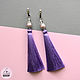 Beautiful earrings - brush. Tassel earrings. Twinkle Shop (twinkleshop). Online shopping on My Livemaster.  Фото №2