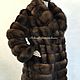 Шуба из куницы. Шубы. Polinella Furs Exclusive. Ярмарка Мастеров.  Фото №4