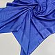  Шелковый платок ENRICO COVERI синий, Ткани, Москва,  Фото №1