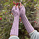 Mittens knitted with arans made of merino wool. Mitts. Knitwear shop Fairy Tale by Irina. My Livemaster. Фото №4