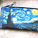Van Gogh Bag, phone bag, bridesmaid clutch, cosmetic bag. Beauticians. Jewelry | Bags & Accessories (tilza). Online shopping on My Livemaster.  Фото №2