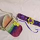 HEADBAND ,headband for baby girl 'Purple openwork'. Bandage. Gala Devi (crochet design). My Livemaster. Фото №5