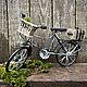 Toy Bicycle for Dolls Black Retro Bicycle with Basket 1:6. Doll furniture. kotomka-nv. Online shopping on My Livemaster.  Фото №2