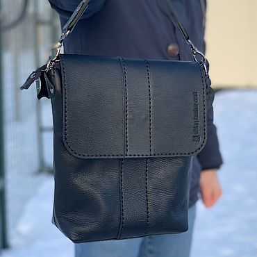 Сумки ручной работы. Ярмарка Мастеров - ручная работа Сумка-планшет "Total Black". Handmade.