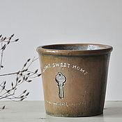 Цветы и флористика handmade. Livemaster - original item A pot of concrete for flowers Provence, planters, shabby chic, vintage. Handmade.