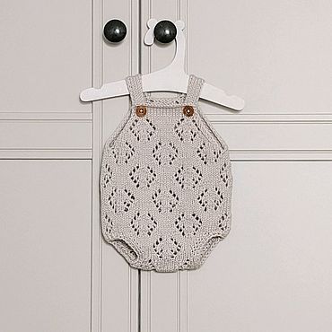 Работы для детей, ручной работы. Ярмарка Мастеров - ручная работа Боди ажурное вязаное для фотосессии новорожденных. Handmade.