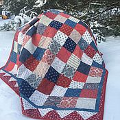Quilted patchwork quilt for children