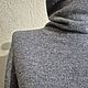 Заказать Вязаная водолазка серого цвета. WoolenWay вязаные&тканые аксессуары. Ярмарка Мастеров. . Водолазки Фото №3