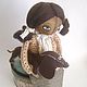 Vintage doll with a dog - textile doll for interior. Stuffed Toys. Textil-KUKLA dolls and toys. My Livemaster. Фото №6