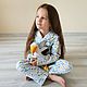 Пижама детская "Дино английский", размер 122, Пижамы и халаты, Москва,  Фото №1