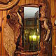 Lamp-Mirror Angels. Wall lights. Rezbaderevo (sysoev1947). Online shopping on My Livemaster.  Фото №2