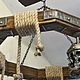 Люстра восьмигранная на четыре рожка. Люстры. Сергей (koja-psw). Ярмарка Мастеров.  Фото №4