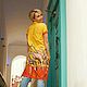 Shirt dress ' Giraffes'. Dresses. Alexandra Maiskaya. My Livemaster. Фото №5