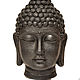 Order Buddha mask decorative concrete in gold, bronze ethnic style. Decor concrete Azov Garden. Livemaster. . Interior masks Фото №3