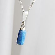 Украшения handmade. Livemaster - original item Kyanite pendant in silver. Handmade.