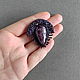 Purple Trilobite brooch, beaded Brooch, Beetle brooch, Brooches, Moscow,  Фото №1