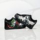 Заказать Кроссовки черные,кастом Nike Air Force, Джокер, Бетмен, ручная роспись. Olgavolgoart. Роспись одежды и обуви. Кастом. Ярмарка Мастеров. . Кроссовки Фото №3
