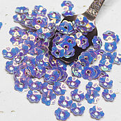 Материалы для творчества handmade. Livemaster - original item Sequins flowers 8 mm Lilac 2 g. Handmade.
