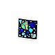 BROOCH Mosaic gems. Turquoise, Lapis, mother of Pearl, Brooch in gift. Brooches. ARIEL - MOSAIC. My Livemaster. Фото №5