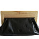 Clutch bag with wooden clasp 'Black-eyed peas', Clutches, Novosibirsk,  Фото №1