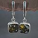 Метеоритные серьги метеорит Сеймчан Meteorite Seymchan Earrings. Серьги классические. MeteoriteArt. Интернет-магазин Ярмарка Мастеров.  Фото №2