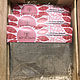 Linen washcloth with raspberry lake salt 140gr. Soap. dar22. Online shopping on My Livemaster.  Фото №2