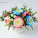 Bouquet 'Fairy Tales' ('Tales').Polymer clay, Composition, Zarechny,  Фото №1