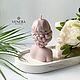 Свеча «Девушка с повязкой» из пчелиного воска. Подарки на 8 марта. VENERA HOME DECOR. Ярмарка Мастеров.  Фото №5