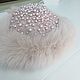 Fur Hat Pink Wedding Hat Fancy Hat For The Bride, Sombreros de la boda, Moscow,  Фото №1